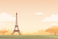 Paris Eiffel Tower tower architecture building. AI generated Image by rawpixel.