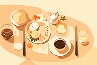 Plate dish fork meal. AI generated Image by rawpixel.