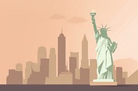 Statue city representation independence. AI generated Image by rawpixel.