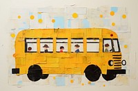 Bus painting vehicle craft. 