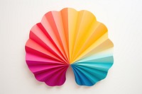 Shell paper art white background. AI generated Image by rawpixel.