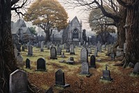 Cemetery tombstone outdoors spirituality. AI generated Image by rawpixel.