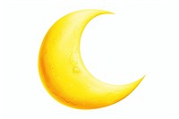 Yellow crescent MOON moon astronomy eclipse. AI generated Image by rawpixel.