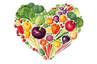Vegetable plant heart fruit. AI generated Image by rawpixel.