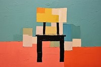 Art furniture painting chair.