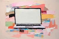 Laptop art computer painting.