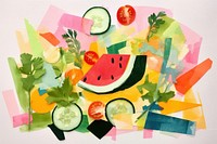 Melon fruit salad plant. AI generated Image by rawpixel.
