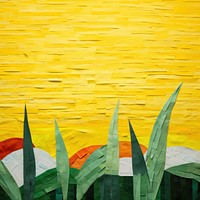 Corn farm art backgrounds painting. 