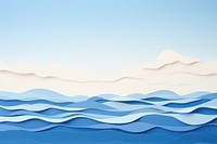 Ocean scene outdoors painting nature. AI generated Image by rawpixel.