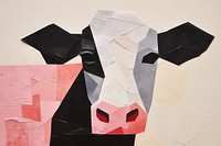 Cow art livestock painting. 