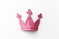 Crown white background representation celebration. AI generated Image by rawpixel.