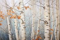 Birch Trees birch tree backgrounds. AI generated Image by rawpixel.