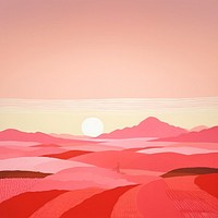 Rice field outdoors nature desert. AI generated Image by rawpixel.