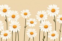 Daisy backgrounds wallpaper flower. AI generated Image by rawpixel.