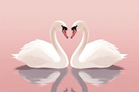 Swan wildlife animal bird. AI generated Image by rawpixel.