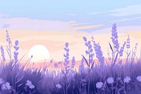 Sun kissed lavender garden backgrounds landscape outdoors. AI generated Image by rawpixel.