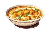 Curry plate food meal. AI generated Image by rawpixel.