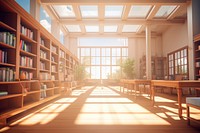 Library publication furniture window. AI generated Image by rawpixel.