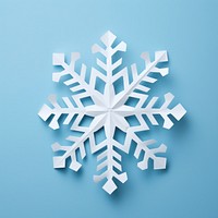 Snowflake blue blue background celebration. AI generated Image by rawpixel.