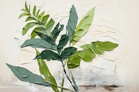 Painting plant leaf art. AI generated Image by rawpixel.