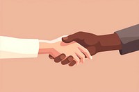 Hand holding handshake togetherness agreement. AI generated Image by rawpixel.