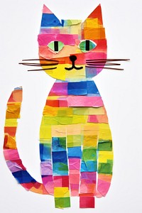 Cat mammal animal craft. AI generated Image by rawpixel.