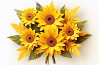 Sunflower bouquet plant inflorescence celebration. AI generated Image by rawpixel.