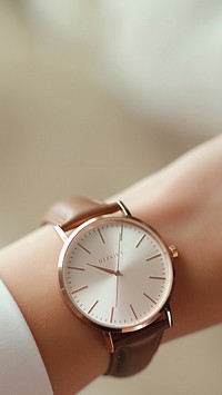 Minimal watch wristwatch accuracy jewelry. 