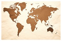 World map backgrounds paper topography. 