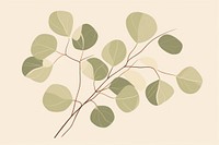 Eucalyptus plant leaf pattern. AI generated Image by rawpixel.