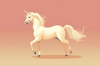 Unicorn stallion animal mammal. AI generated Image by rawpixel.