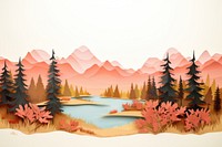 Landscape outdoors painting nature. AI generated Image by rawpixel.