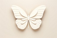 Butterfly white paper accessories. AI generated Image by rawpixel.