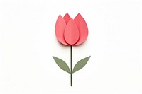 Tulip flower plant paper. 