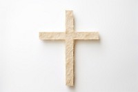 A chistianity cross symbol white white background. AI generated Image by rawpixel.