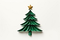 Christmas tree white background celebration decoration. 