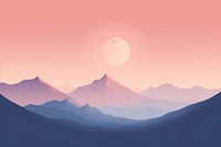 Mountain landscape astronomy outdoors. AI generated Image by rawpixel.