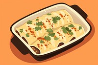 Enchiladas food breakfast freshness. AI generated Image by rawpixel.