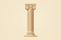 Roman column pillar architecture creativity colonnade. AI generated Image by rawpixel.
