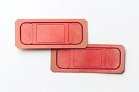 Pink red rectangle letterbox. AI generated Image by rawpixel.