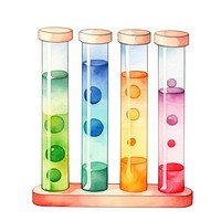 Science cartoon white background biotechnology. AI generated Image by rawpixel.
