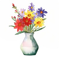 Vase flower plant art. AI generated Image by rawpixel.