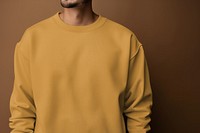Yellow sweater, winter apparel