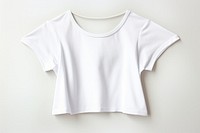 Crop top t shirt t-shirt blouse white. AI generated Image by rawpixel.