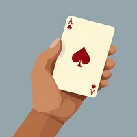Playing cards hand gambling holding. AI generated Image by rawpixel.