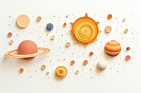 Solar system confectionery circle nature. AI generated Image by rawpixel.