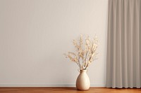 Wall curtains interior mockup psd