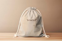 Pull string bag mockup, design psd