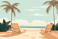Summer furniture outdoors nature. AI generated Image by rawpixel.