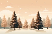 Snowy christmas trees landscape outdoors nature. 